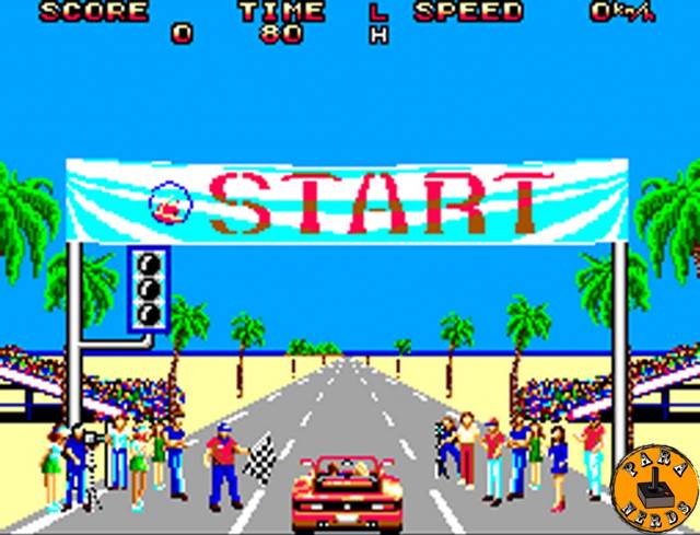 OutRun - Sega Genesis (Mega Drive) (Sega - 1) video game collectible [Barcode 010086011258] - Main Image 2
