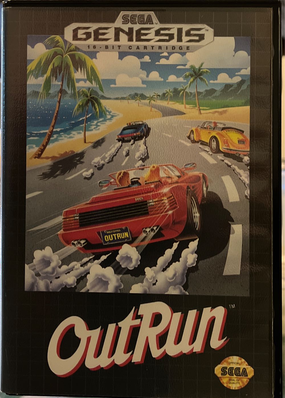 OutRun - Sega Genesis (Mega Drive) (Sega - 1) video game collectible [Barcode 010086011258] - Main Image 3
