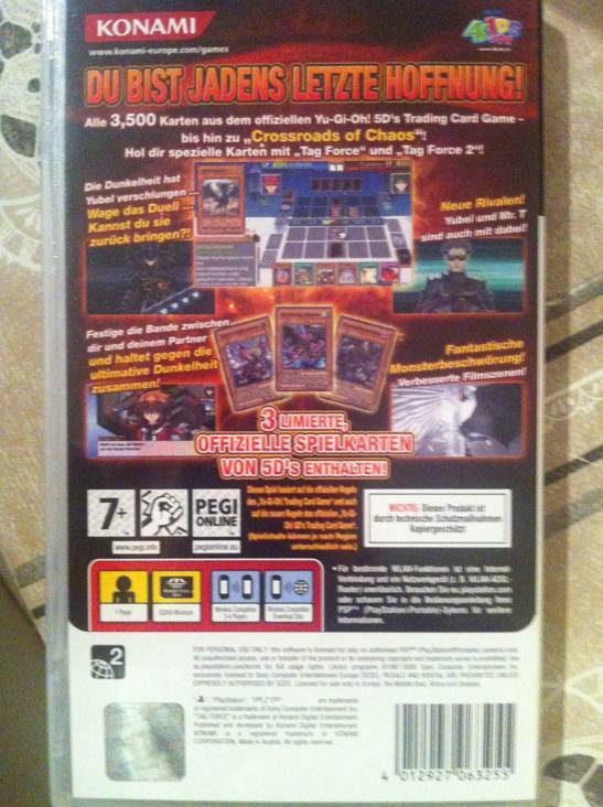 Yu-Gi-Oh! GX Tag Force 3 - Sony PlayStation Portable (PSP) (Konami - 1) video game collectible - Main Image 2