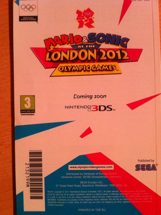 Mario & Sonic bei den Olympischen Spielen 2012 - Nintendo Wii (Sega - 4) video game collectible - Main Image 2