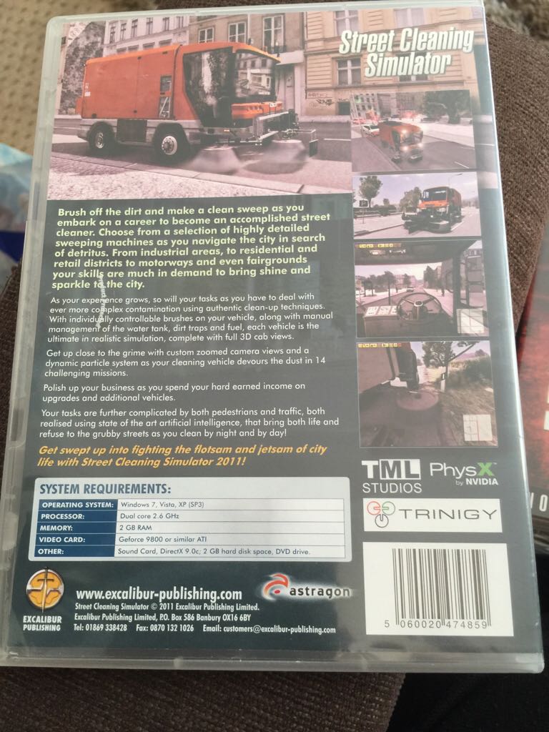Street Cleaning Simulator - PC video game collectible - Main Image 2