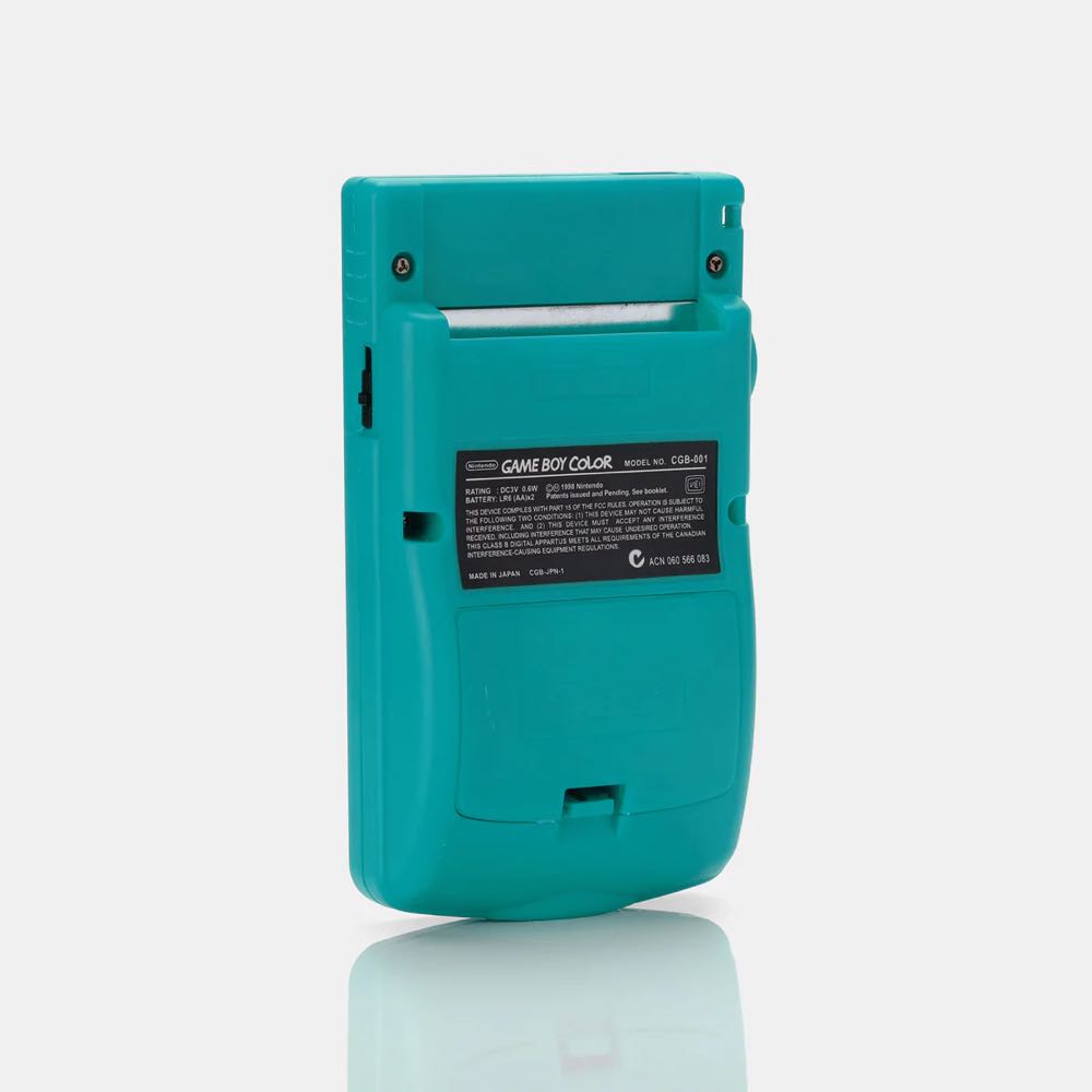 Game Boy Color (Teal) - Nintendo Game Boy Color video game collectible - Main Image 2