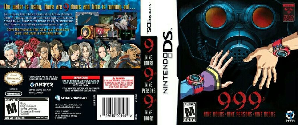 999: Nine Hours, Nine Persons, Nine Doors - Nintendo DS video game collectible - Main Image 2