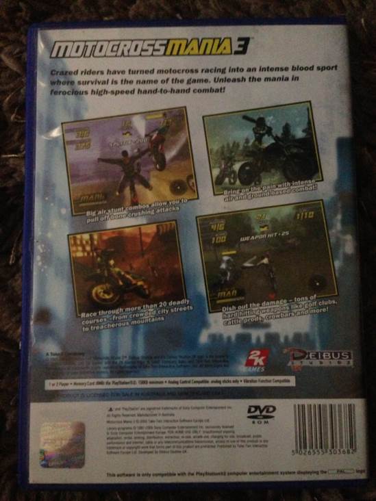 Motorcross Mania 3 - Sony PlayStation 2 (PS2) (2K Games) video game collectible - Main Image 2