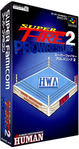 SUPER FIRE PROWRESTLING 2 - Nintendo Super Famicom (Human Entertainment, Inc. - 2) video game collectible [Barcode 4959143600065] - Main Image 3