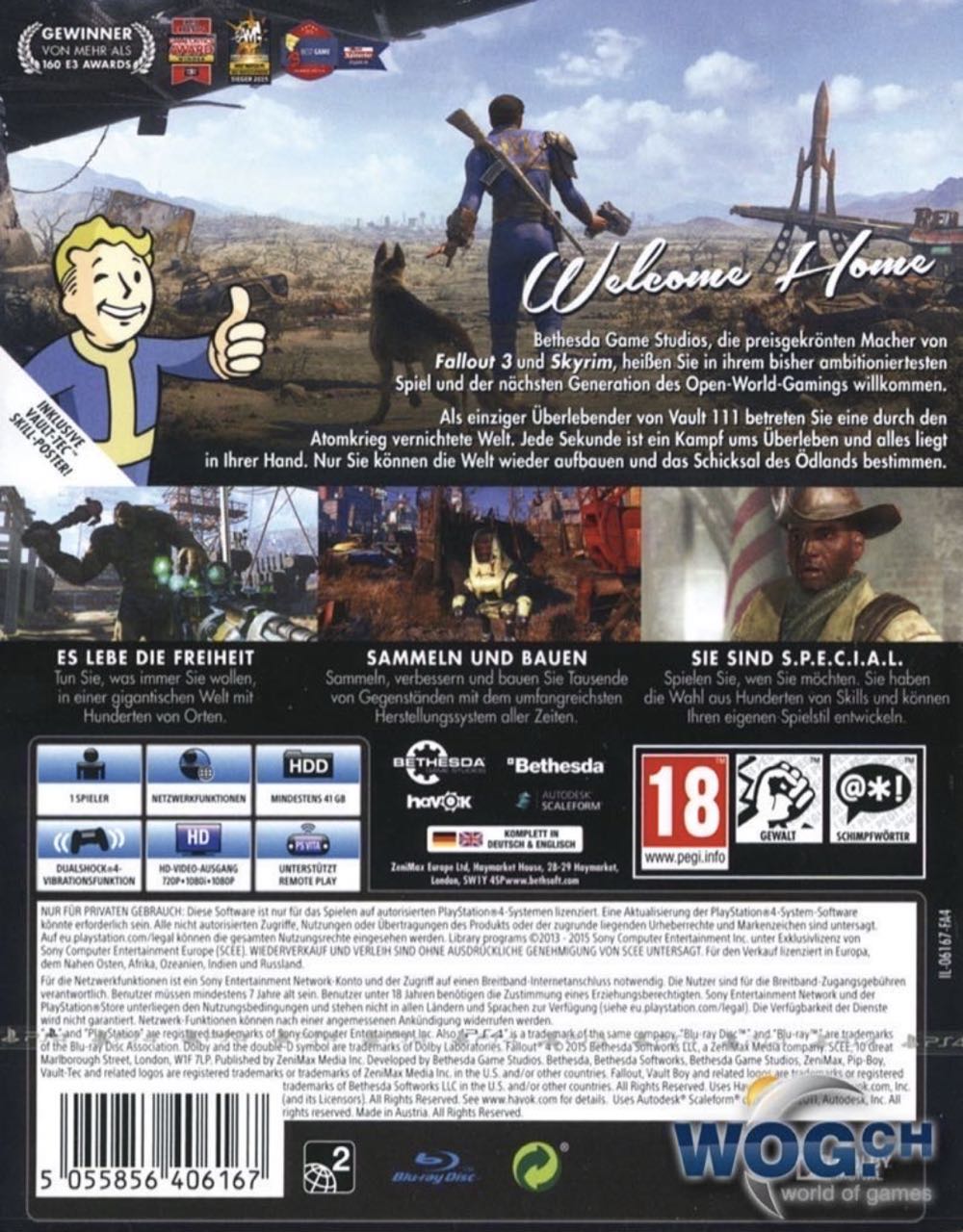 Fallout 4 - Sony PlayStation 4 (PS4) (Bethesda - 1) video game collectible - Main Image 2