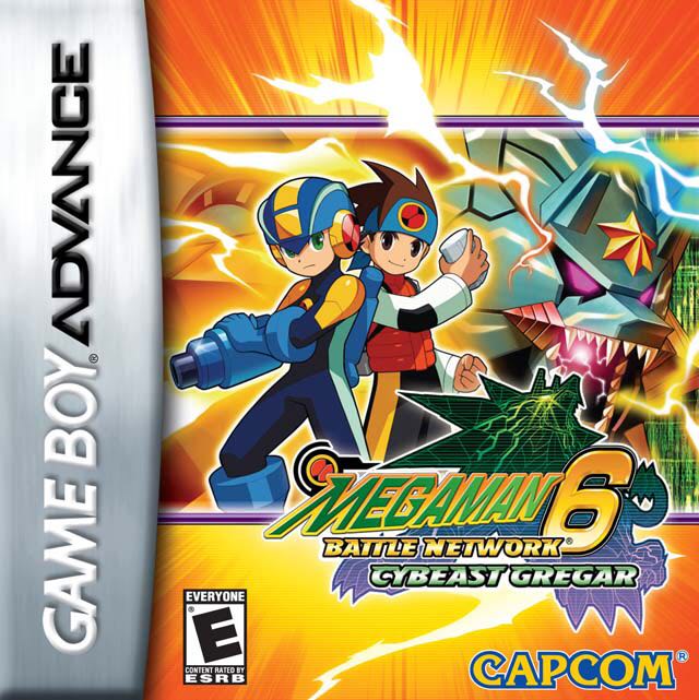 Megaman Battle Network 6: Cybeast Gregar - Nintendo Game Boy Advance (GBA) video game collectible - Main Image 1
