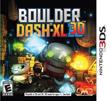 Boulder Dash XL 3D - Nintendo 3DS video game collectible - Main Image 2