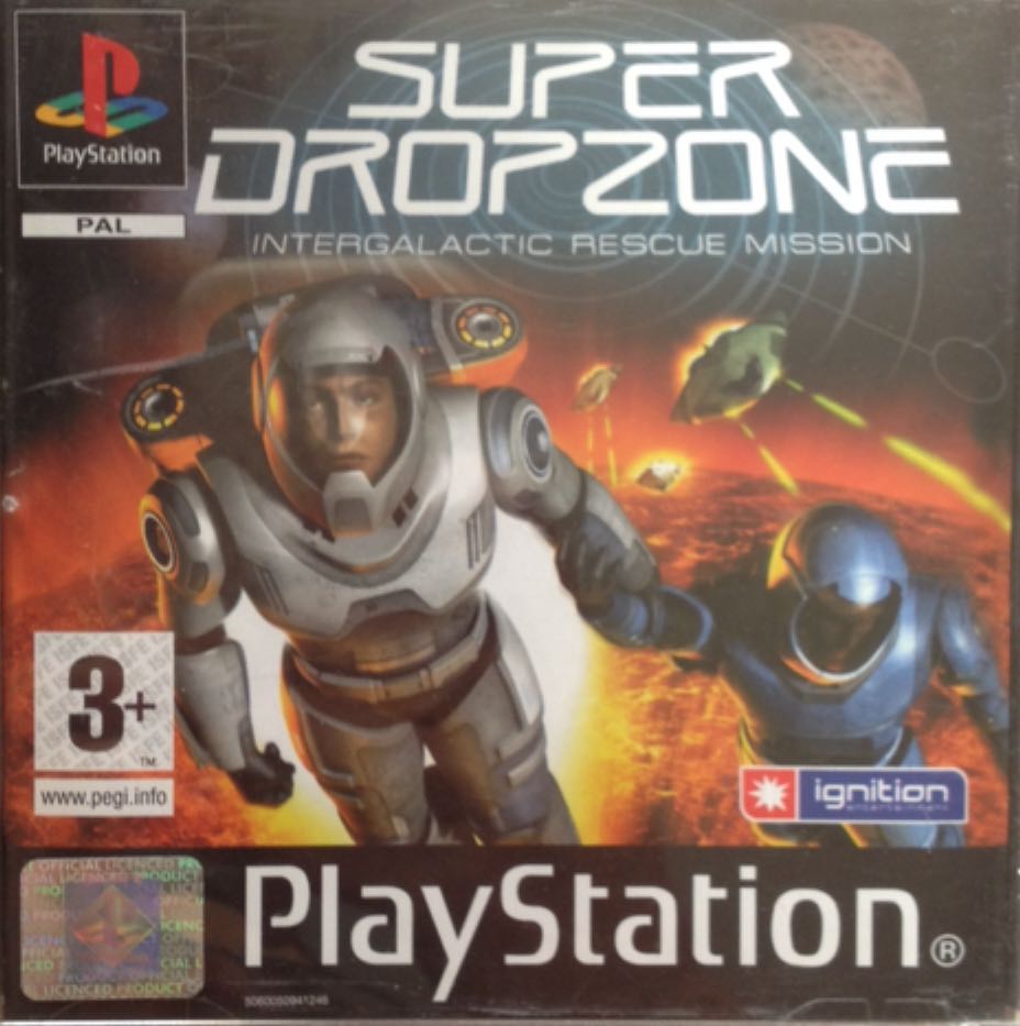 Super Dropzone - Sony PlayStation video game collectible [Barcode 5060050941246] - Main Image 1