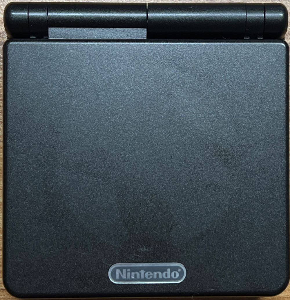Gameboy Advance Sp Black - Nintendo Game Boy Advance (GBA) video game collectible - Main Image 2