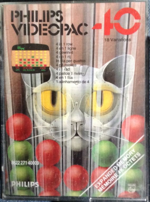 40 - 4 In 1 Row - Videopac video game collectible - Main Image 1