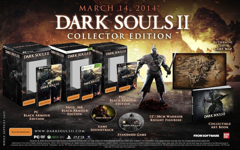 Dark Souls 2 - Sony PlayStation 3 (PS3) (Bandai Namco) video game collectible - Main Image 2