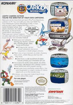 Tiny Toon Adventures: Cartoon Workshop - Nintendo Entertainment System (NES) (Konami - 1) video game collectible - Main Image 2