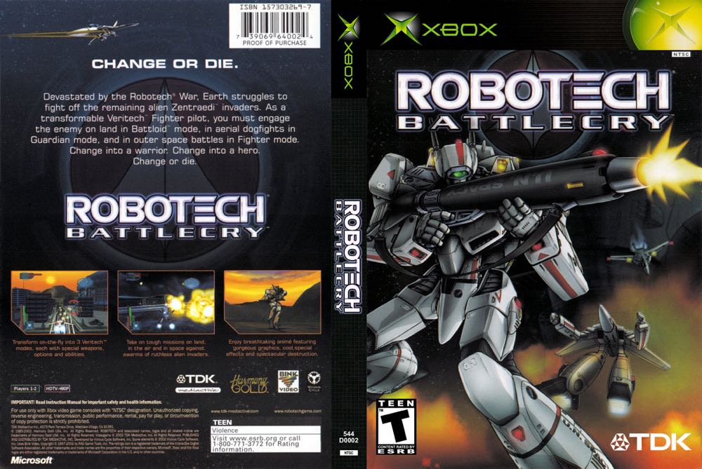 Robotech: Battlecry - Microsoft Xbox (TDK - 2) video game collectible [Barcode 739069640024] - Main Image 4