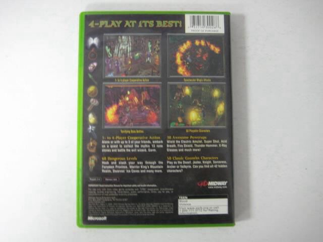 Gauntlet - Dark Legacy - Microsoft Xbox (1-4) video game collectible [Barcode 5037930080319] - Main Image 2