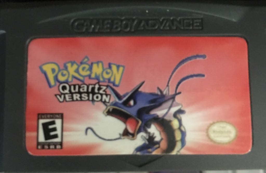 Pokemon Quartz - Nintendo Game Boy Advance (GBA) video game collectible - Main Image 1