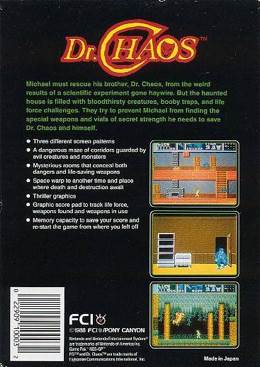 Dr. Chaos ($2-$3) - Nintendo Entertainment System (NES) (FCI) video game collectible - Main Image 2