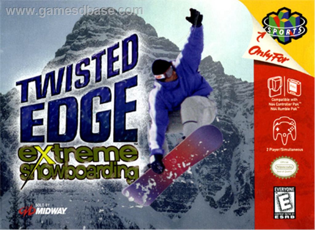 Twisted Edge Extreme Snowboarding - Nintendo 64 (N64) video game collectible - Main Image 1
