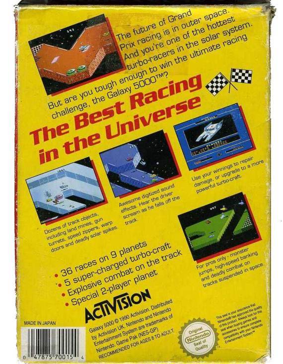 Galaxy 5000 ($12-$13) - Nintendo Entertainment System (NES) (Activision) video game collectible - Main Image 2