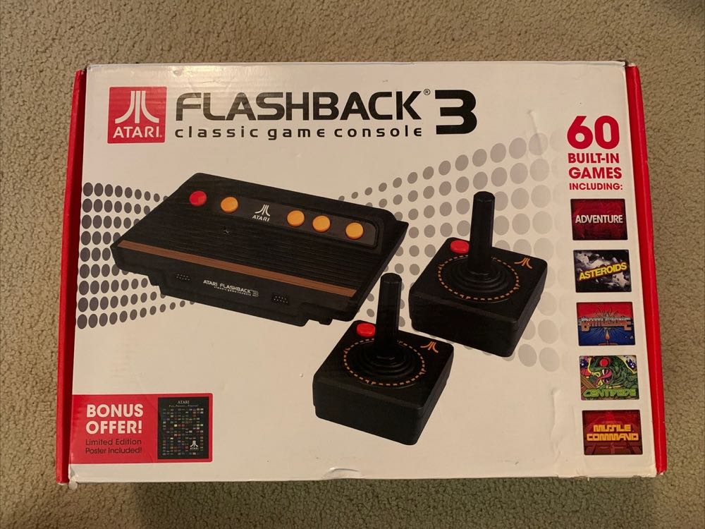 Atari Flashback 3 - Arcade video game collectible [Barcode 709458102921] - Main Image 3