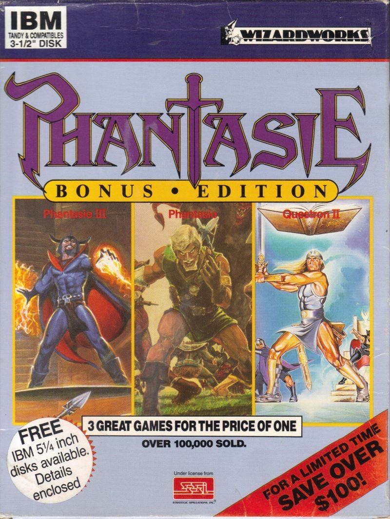 Phantasie - Commodore 64 (Strategic Simulations, Inc.) video game collectible - Main Image 2