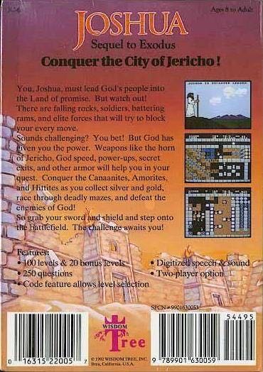 Joshua & The Battle Of Jericho - Nintendo Entertainment System (NES) (Wisdom Tree) video game collectible - Main Image 2