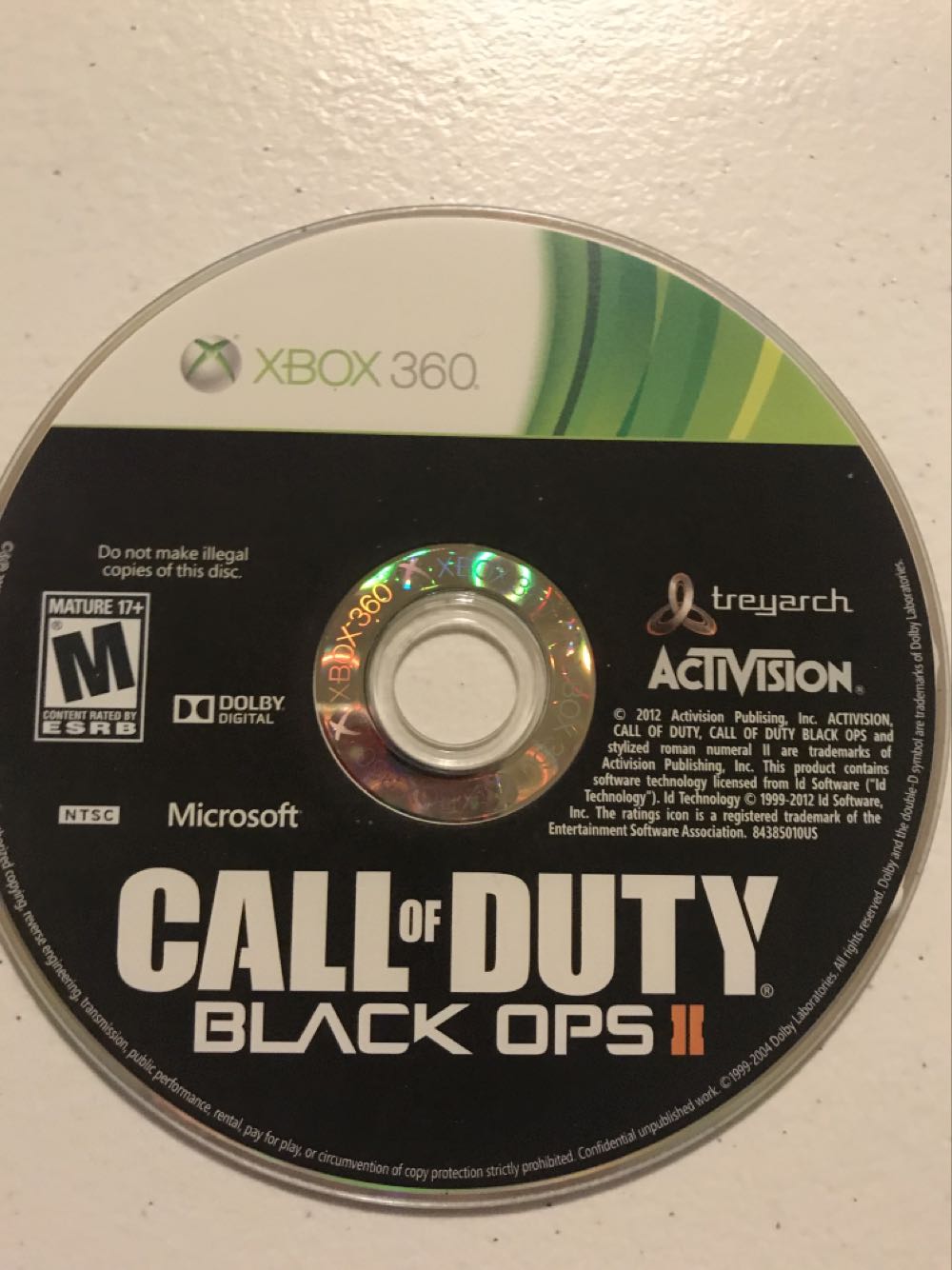 Call Of Duty Black Ops: II - Microsoft Xbox 360 video game collectible - Main Image 2
