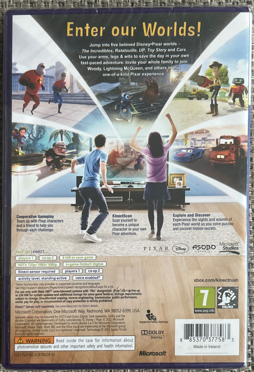 Kinect Rush (Sealed) - Microsoft Xbox 360 video game collectible [Barcode 885370377583] - Main Image 2