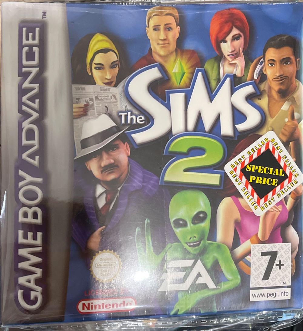 The Sims 2 Game Boy Advance - Nintendo Game Boy Advance (GBA) video game collectible - Main Image 2