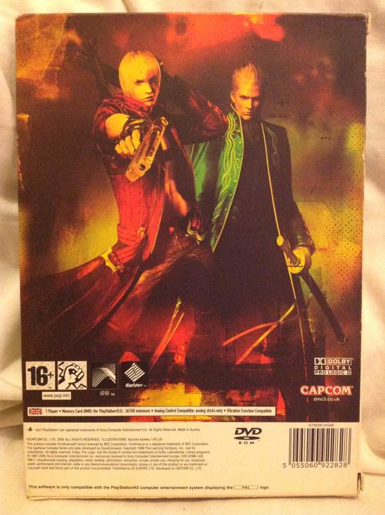 Devil May Cry 3: Special Edition - Sony PlayStation 2 (PS2) (Capcom - 1) video game collectible [Barcode 5055060922828] - Main Image 2