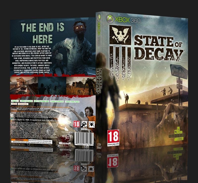 State Of Decay - Microsoft Xbox 360 (1) video game collectible - Main Image 2