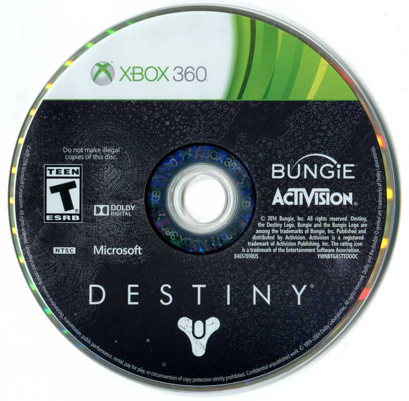 (2014) Destiny - Microsoft Xbox 360 (Activision) video game collectible [Barcode 147875774466] - Main Image 2