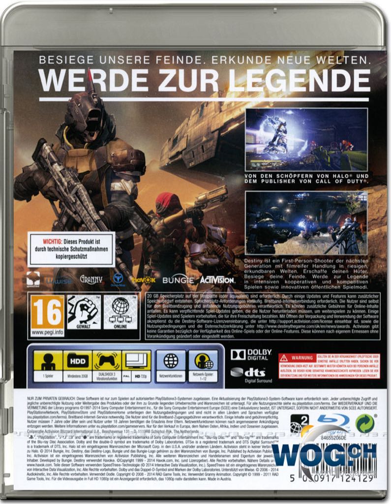 Destiny - Sony PlayStation 3 (PS3) (Activision - 1) video game collectible - Main Image 2