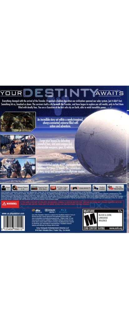 Destiny - Sony PlayStation 4 (PS4) video game collectible - Main Image 2