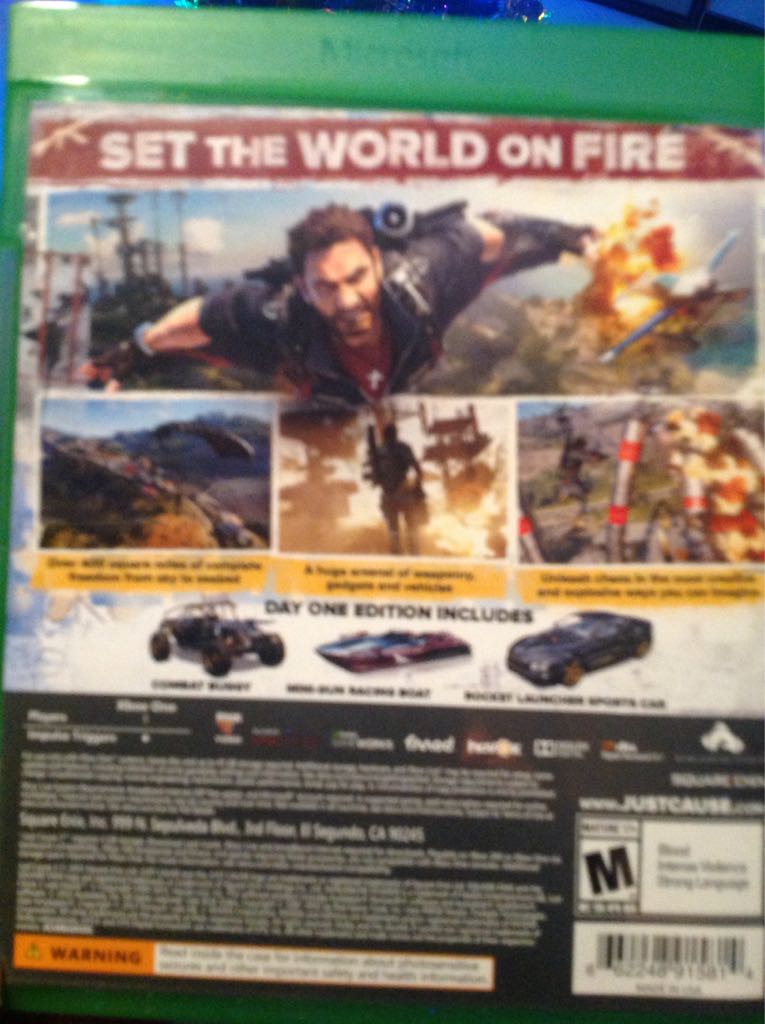 Just Cause 3 - Microsoft Xbox One (Square Cnix - 1) video game collectible - Main Image 2