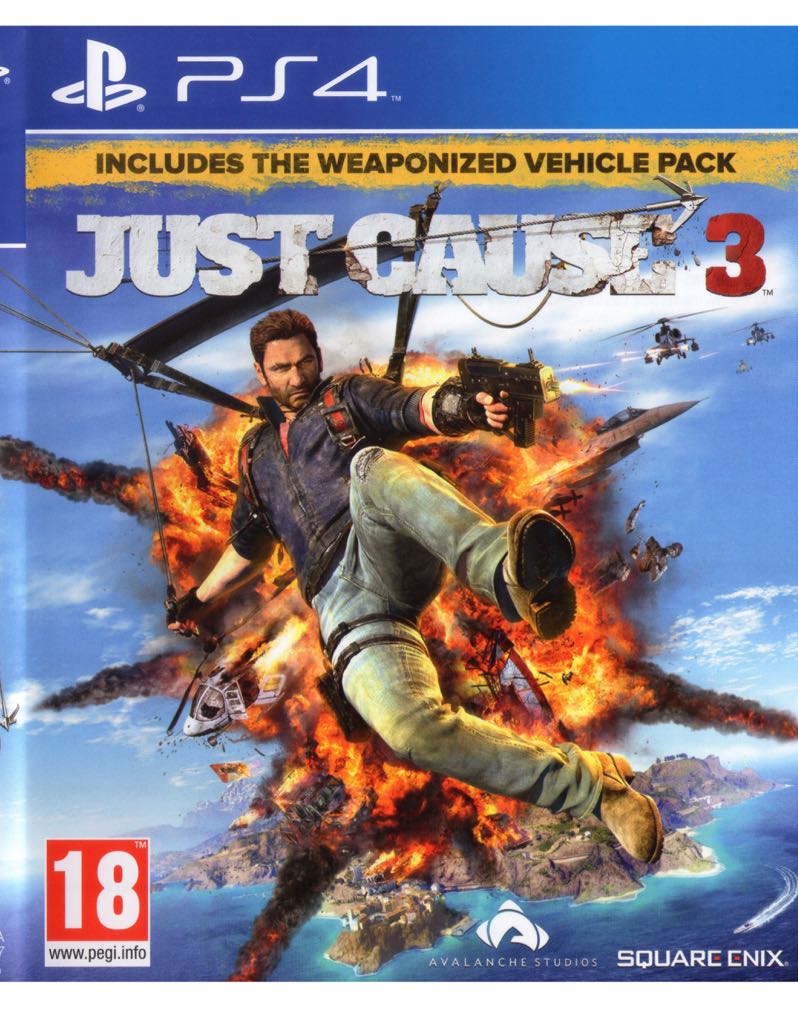 Just Cause 3 - Sony PlayStation 4 (PS4) (SCUARC CNIX - 1) video game collectible - Main Image 1