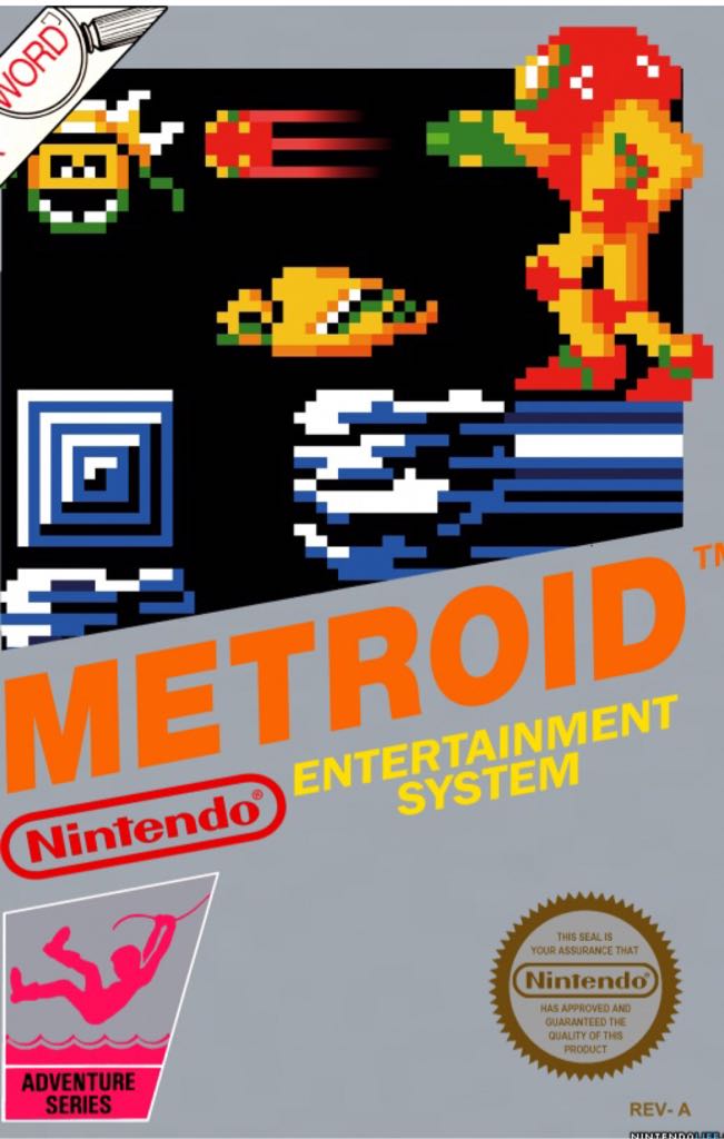 Metriod - Nintendo Entertainment System (NES) video game collectible - Main Image 1