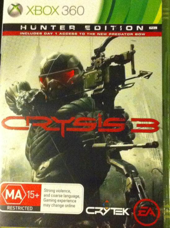 Crysis 3: Hunter Edition - Microsoft Xbox 360 ((EA) Electronic Arts - 1-12) video game collectible [Barcode 5030941109604] - Main Image 1