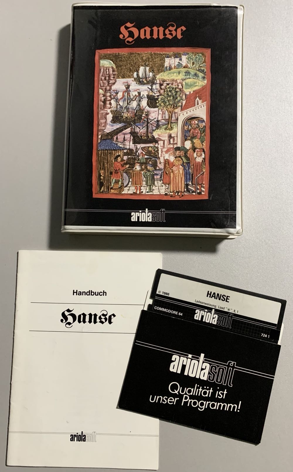 Hanse Die Expedition - Commodore Amiga (Ariolasoft) video game collectible [Barcode 4014935152051] - Main Image 4