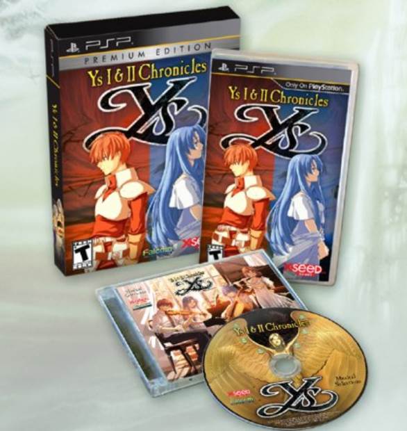 Ys I & II: Premium Edition - Sony PlayStation Portable (PSP) (XSEED Games - 1) video game collectible [Barcode 6463722007360] - Main Image 2