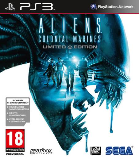 Aliens - Colonial Marines - Sony PlayStation 3 (PS3) video game collectible - Main Image 1