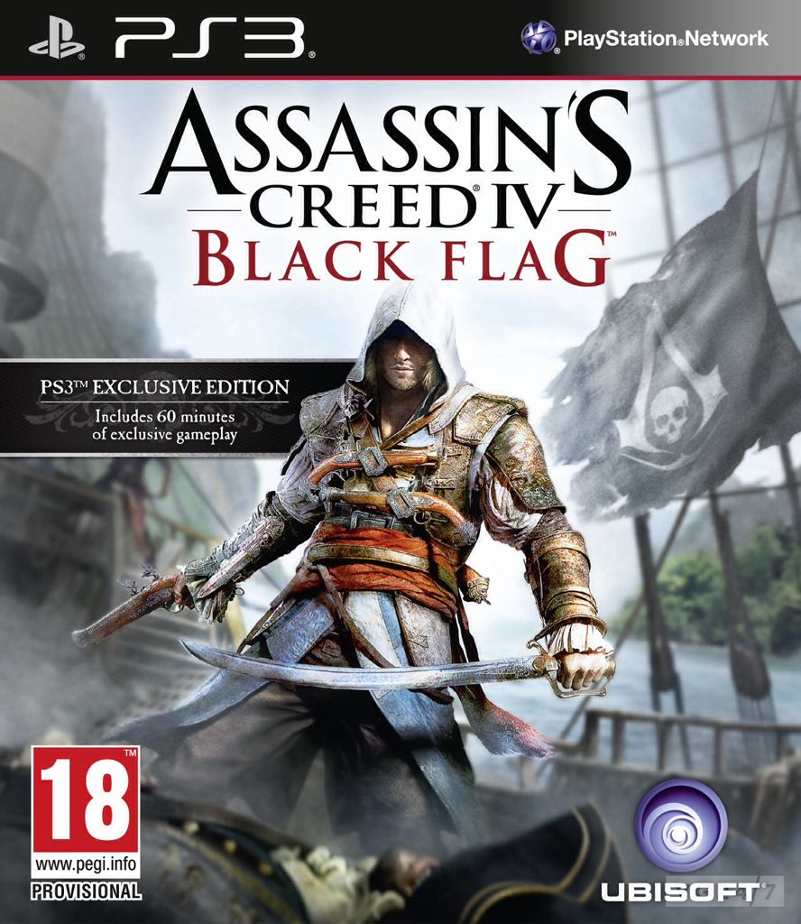 Assassins Creed IV Black Flag - Sony PlayStation 3 (PS3) (Ubisoft - 1) video game collectible [Barcode 3307215705063] - Main Image 1