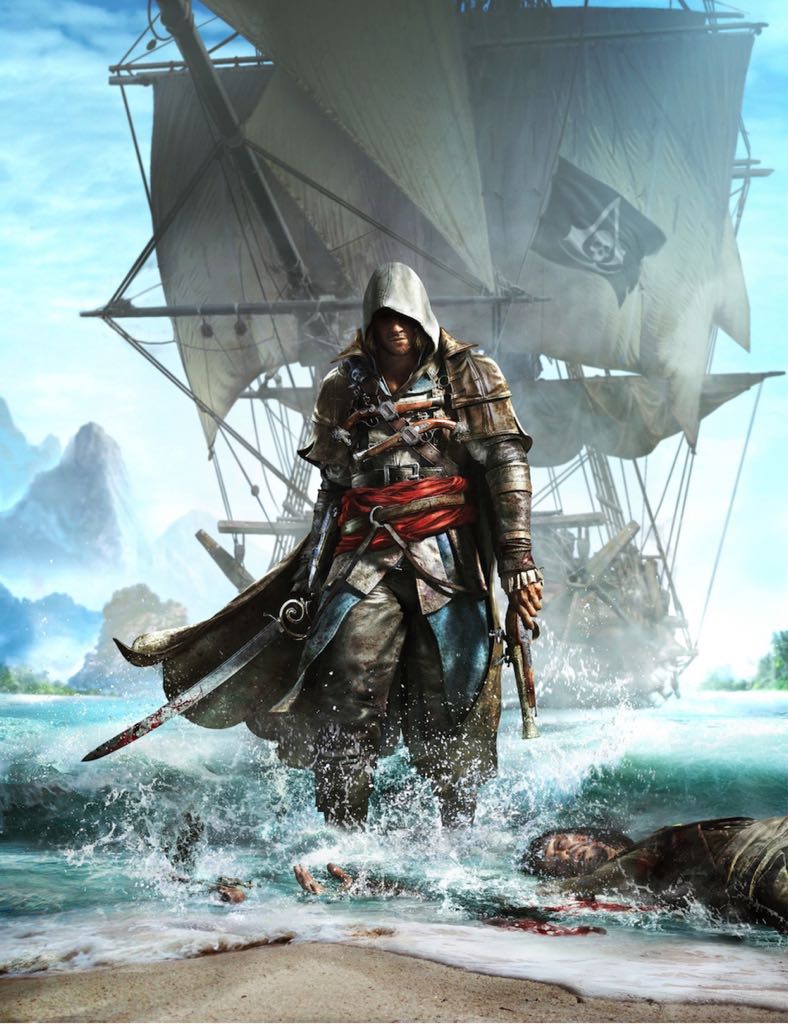 Assassins Creed IV Black Flag - Microsoft Xbox 360 (2) video game collectible - Main Image 2