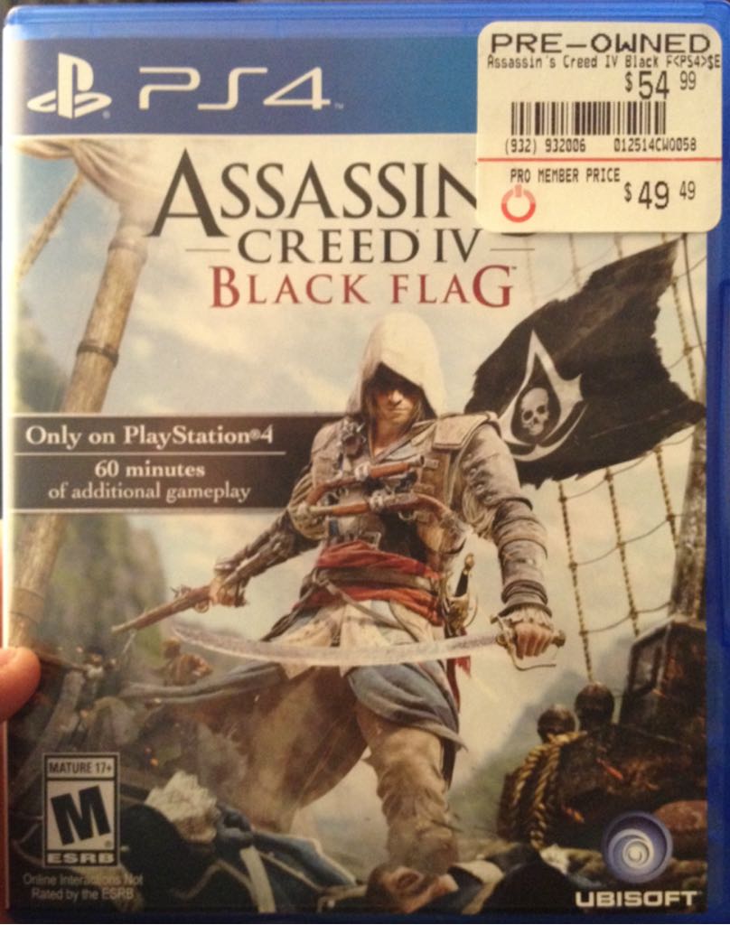 Assassins Creed IV Black Flag - Sony PlayStation 4 (PS4) video game collectible - Main Image 1