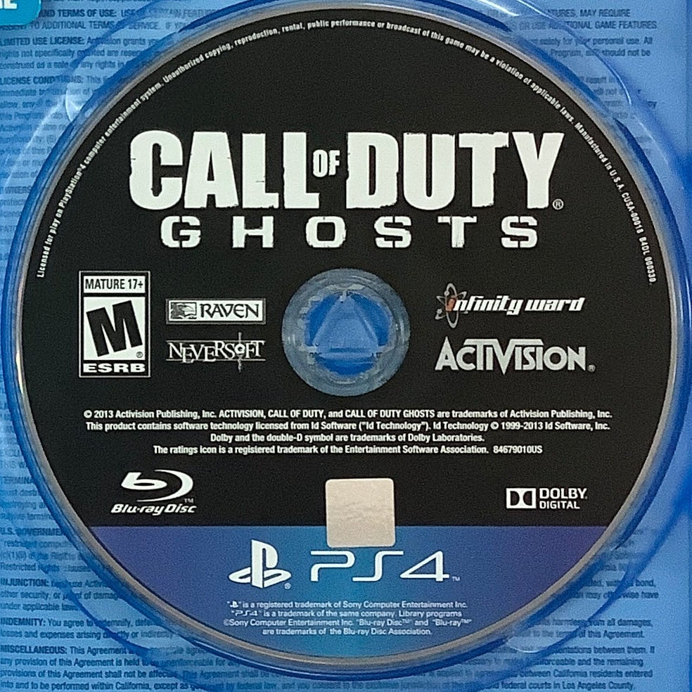 Call Of Duty: Ghosts - Sony PlayStation 4 (PS4) (Activision - 1-2) video game collectible - Main Image 3