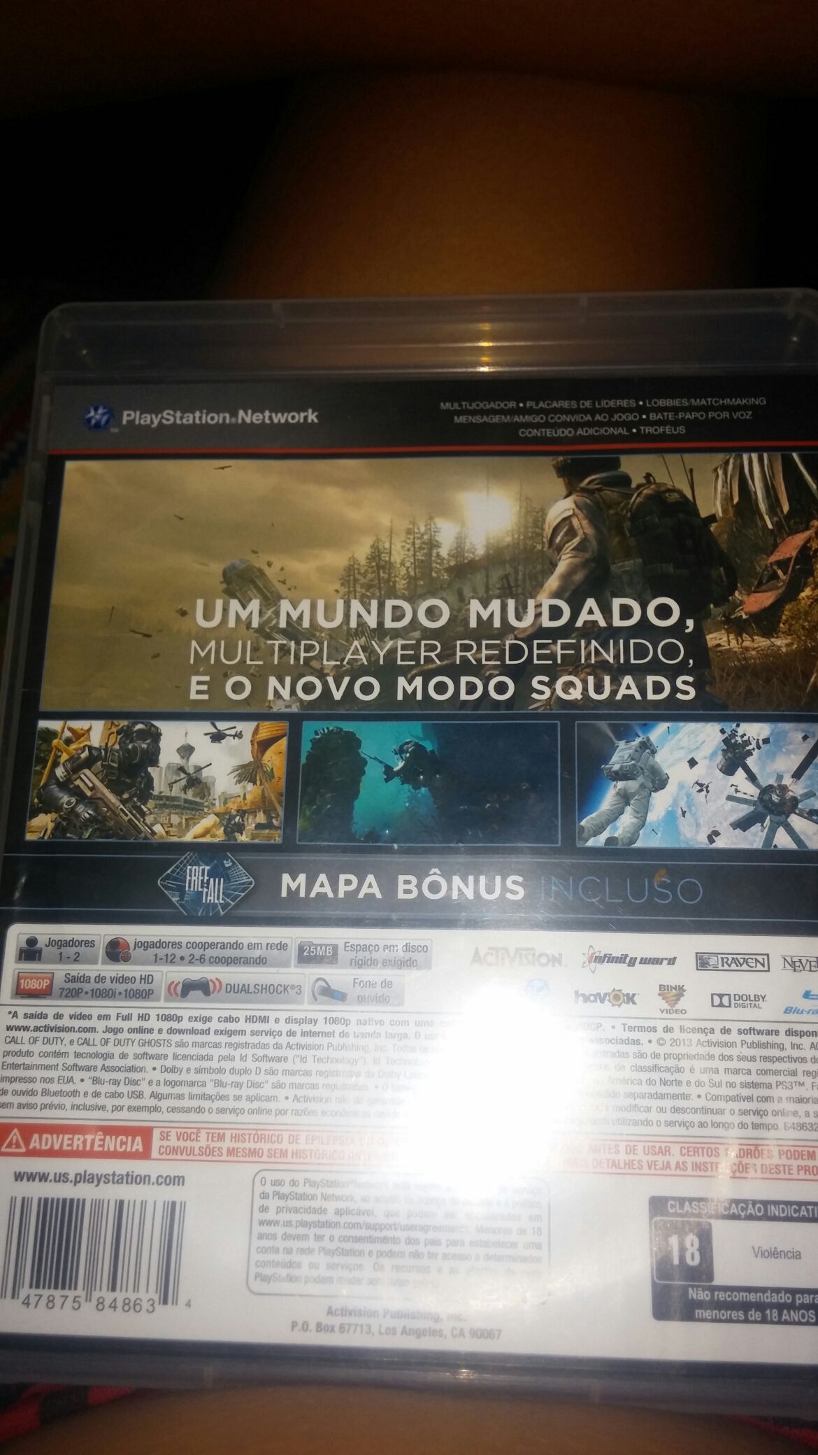 Call Of Duty Ghost - Sony PlayStation 3 (PS3) (2) video game collectible [Barcode 047875848634] - Main Image 2