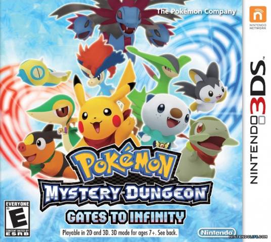 (SC) Pokemon Mystery Dungeon: Gates To Infinity - Nintendo 3DS video game collectible - Main Image 1