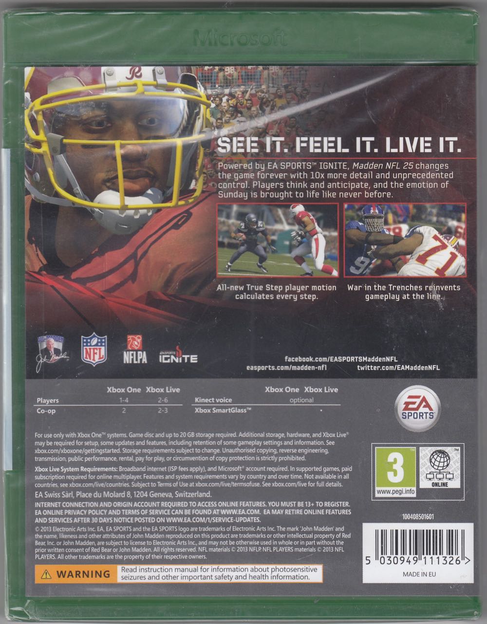 Madden NFL 25 - Microsoft Xbox One (Electronic Arts - 1-2) video game collectible [Barcode 5035224111329] - Main Image 2