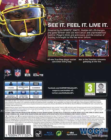 Madden NFL 14 - Sony PlayStation 4 (PS4) (Ea Sports) video game collectible - Main Image 2