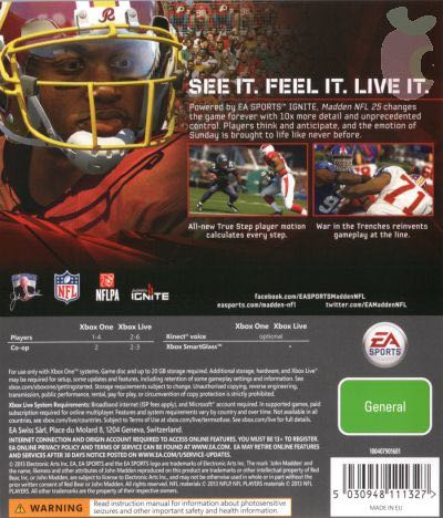 Madden NFL 25 - Microsoft Xbox One ((EA) Electronic Arts) video game collectible - Main Image 2